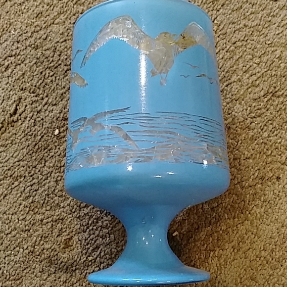 Vintage blown glass decorative candle Beach decor- - Picture 4 of 5